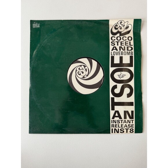 Coco Steel Lovebomb 12" Vinyl Single 1988 T.S.O.E MiraclesINST8 VG+ Cleaned